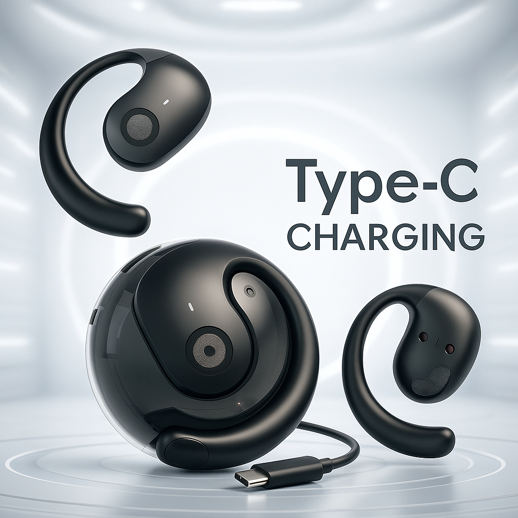 Original BY01 OWS Wireless Bluetooth 5.3 Earphones T26 Long Battery Life Earbuds HIFI Sound Quality Headphone Smart HD Call